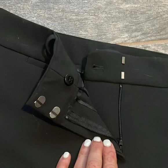 Talbots Curvy fit Flare pant trousers Black Women’s size 8 Business casual - Picture 6 of 14